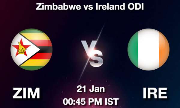 ZIM vs IRE Dream11 Prediction, Match Preview, Fantasy Cricket Tips