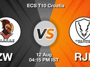 ECS T10 2025 ZW vs RJM: Playing 11, Dream11 Team, Who will win today's match? (AI Prediction)